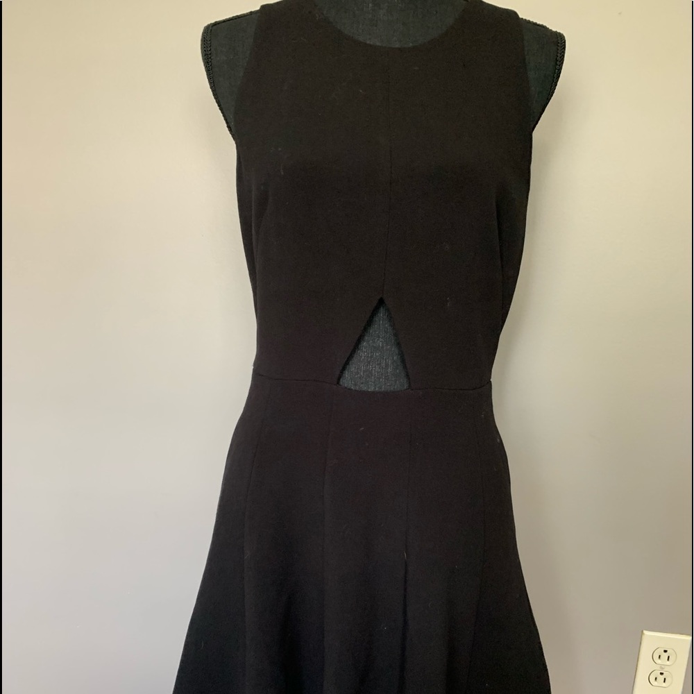 Club Monaco black dress with cutout